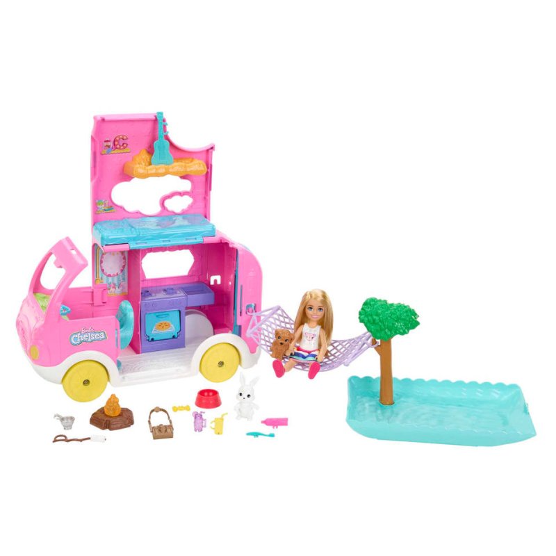 BARBIE CHELSEA CAMPER NEW - 0194735141418 - 466-1418