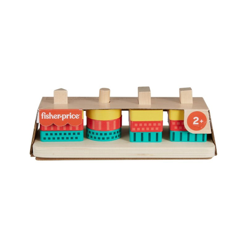 FISHER PRICE HOUT VORMEN STAPELEN - 0194735238187 - 405-8187
