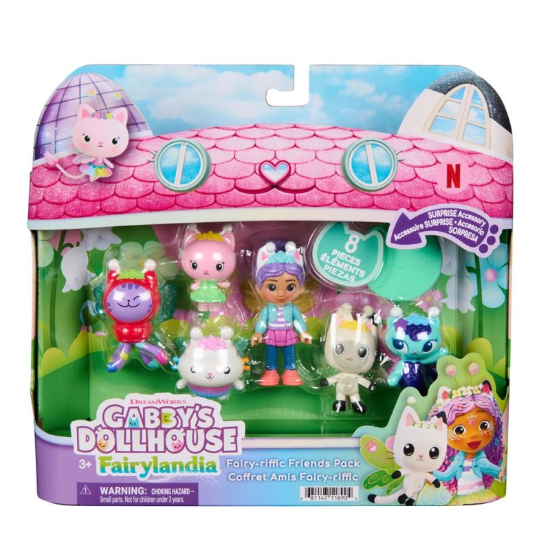GABBY'S DOLLHOUSE FAIRYLANDIA FRIENDS 6- - 0681147118904 - *0010265206