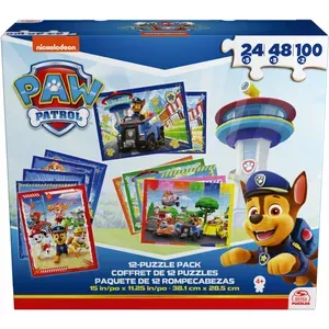 PUZZELPACK PAW PATROL 12 PACK  5X24 PIEC - 0778988462096 - 613-6856