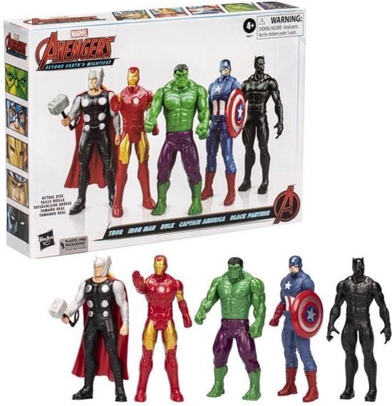 MARVEL AVENGERS 60TH 5-PACK 15 CM - 1 10 20 30 40 50 54 - 576-6668