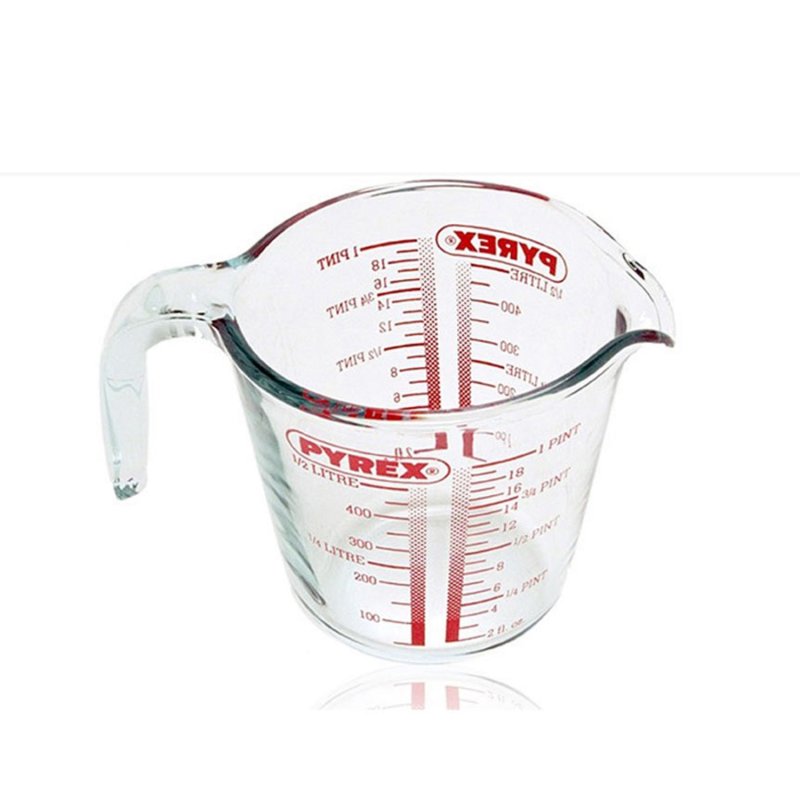 PYREX MAATBEKER 0,5 LITER GLAS - 101 0631 - 101-0631