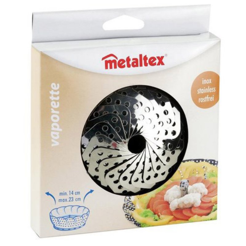 METALTEX VAPORETTE STOOMMAND RVS 14-23CM - 101 0830 - 101-0830