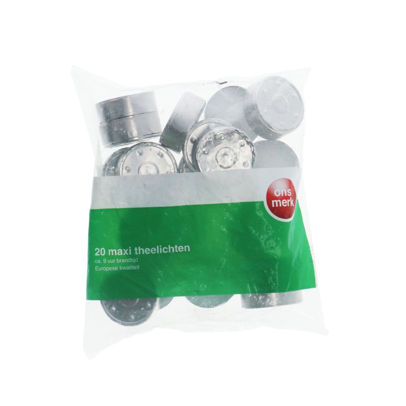 ONS MERK MAXI THEELICHTEN 20ST IN ZAK - 101 3487 - 101-3487