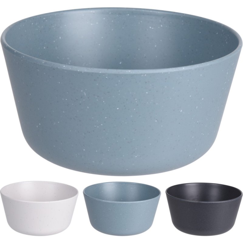 SCHAAL MELAMINE 750ML 14X7CM 3ASS - 101 4780 - 101-4780
