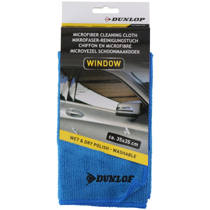 MICROVEZELDOEK GLAS 35X35 CM DUNLOP - 101 5129 - 101-5129