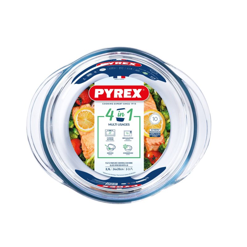 PYREX ESSENTIALS OVENSCHAAL MET DEKSEL 2 - 102 0204 - 102-0204