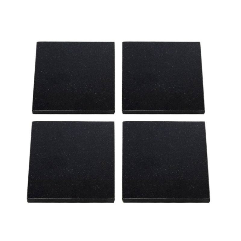 ONDERZETTER GRANIET 10X10CM 4 STUKS - 102 0566 - 102-0566