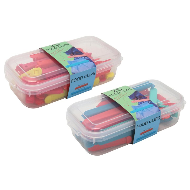 VERSHOUDCLIPS 25ST IN BOX 10 X 6,6 CM / - 105 0375 - 105-0375
