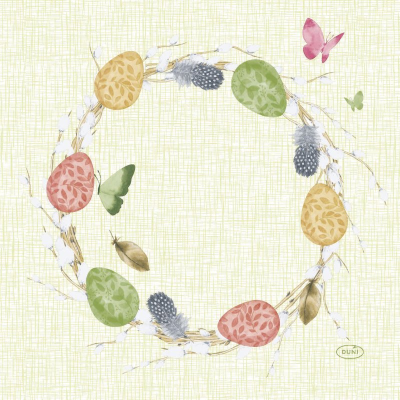 DUNI SERVETTEN JOYFUL SPRING 33X33CM - 105 4810 - 105-4810