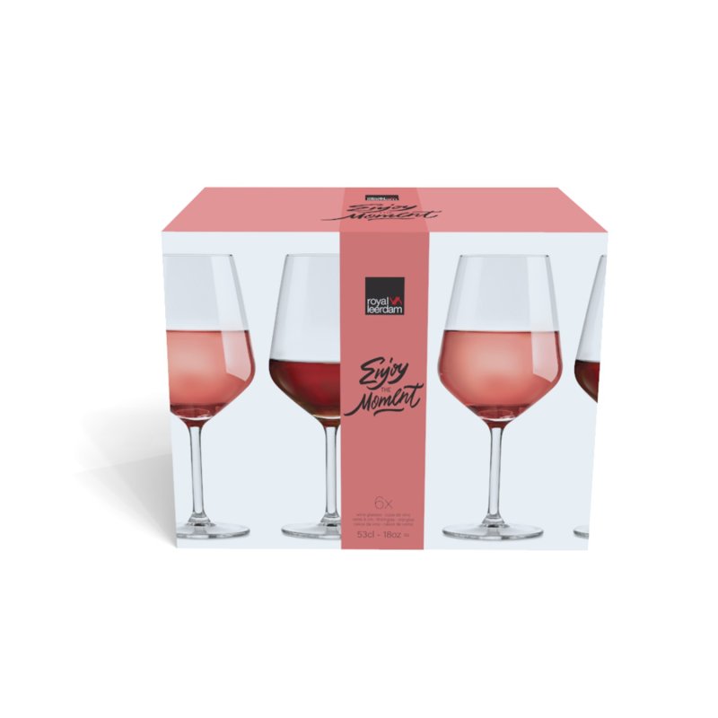 ROYAL LEERDAM WIJNGLAS MOMENT SET 6 53CL - 106 0434 - 106-0434