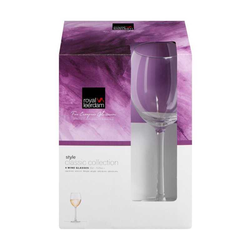 ROYAL LEERDAM WIJNGLAS STYLE SET 4 33 CL - 106 2244 - 106-2244