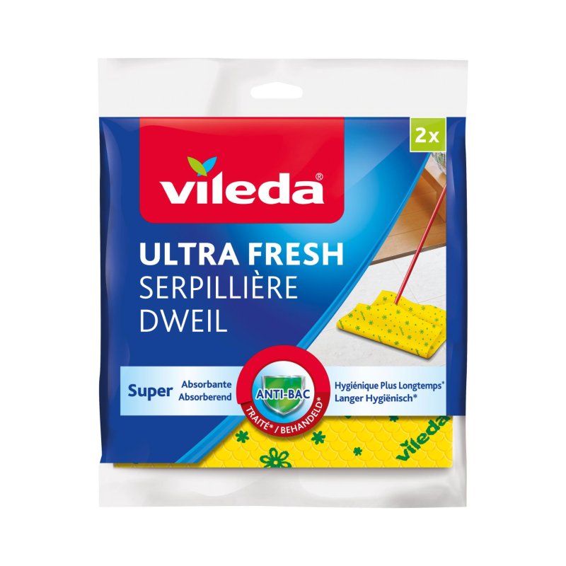 VILEDA DWEIL GEEL 2 STUKS - 111 0158 - 111-0158