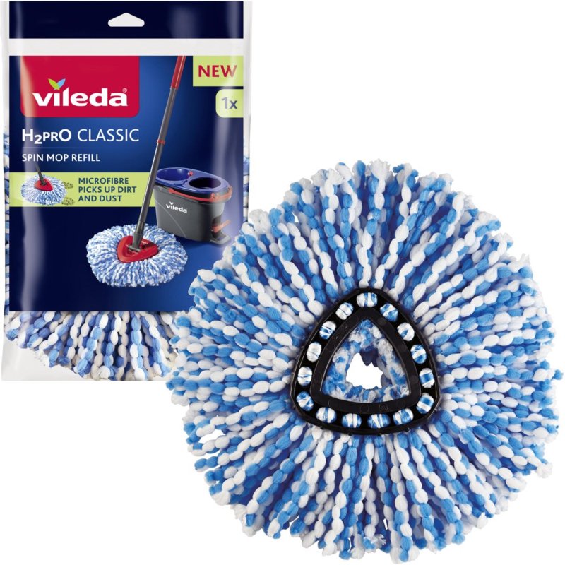 VILEDA H2PRO SPIN MOP VERVANGING - 111 8330 - 111-8330