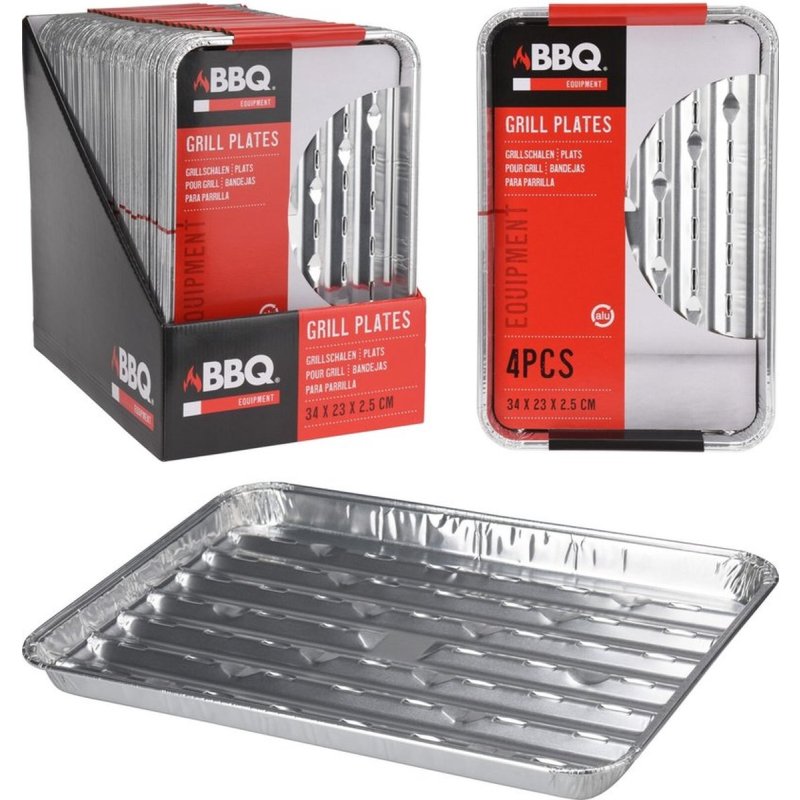 BARBECUE GRILSCHALEN 4 ST 24X16X1.5CM - 1136x1200 4 - *0010225480