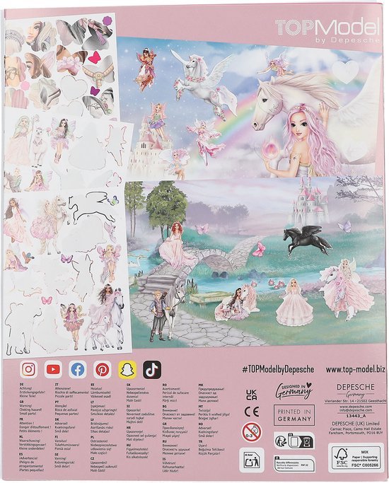 TOPMODEL STICKERWORLD VIVA VIOLET - 12 3 - 0013443