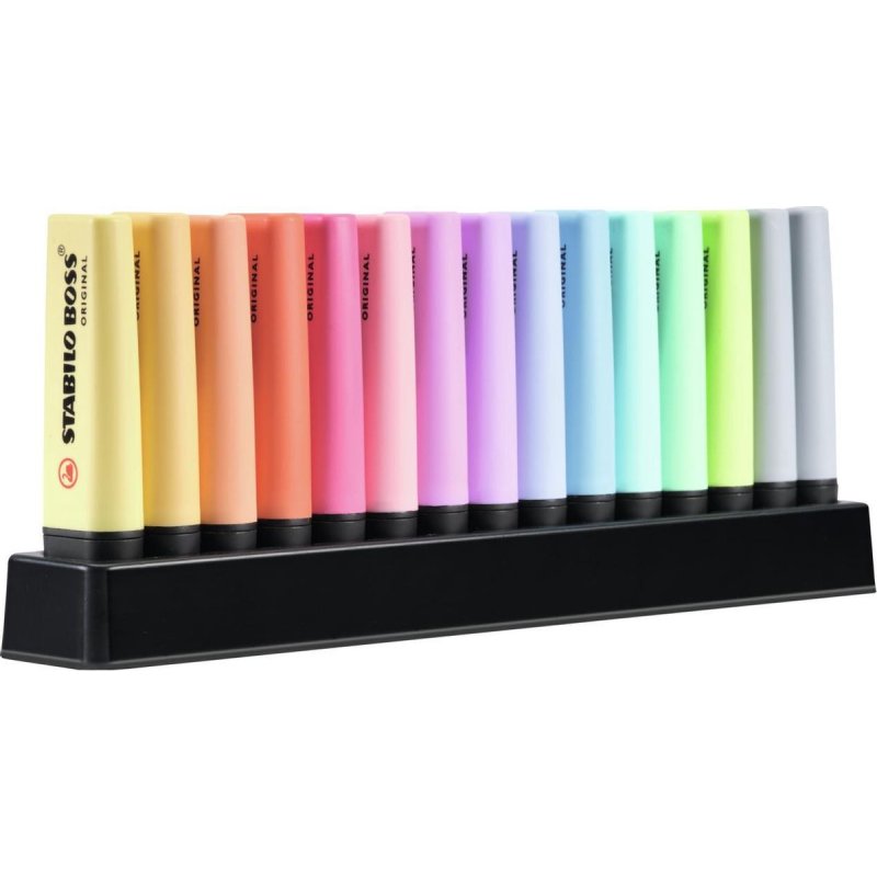 STABILO BOSS ORIGINAL DESKSET 15 ST - 1200x636 - 4006381567411