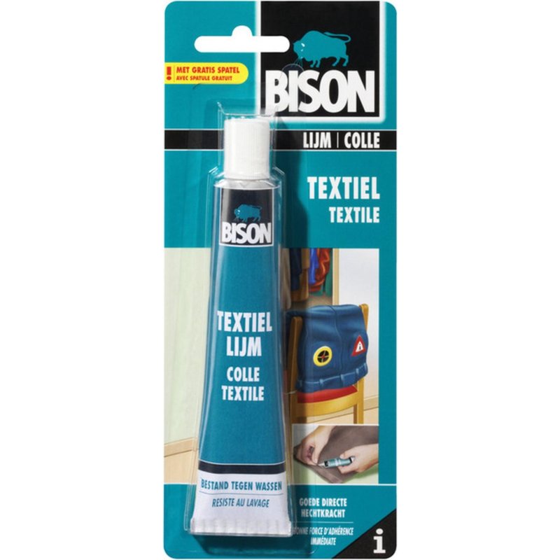 BISON TEXTIELLIJM 50 ML TUBE KAART - 121 4074 - 121-4074