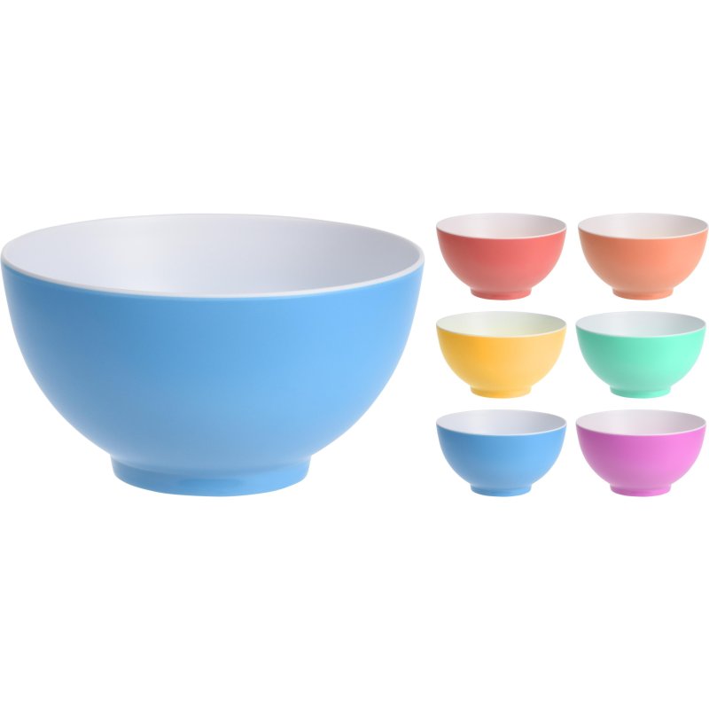 SCHAAL MELAMINE COLOURS 6 ASSORTI KLEUR - 177101390 - 177101390