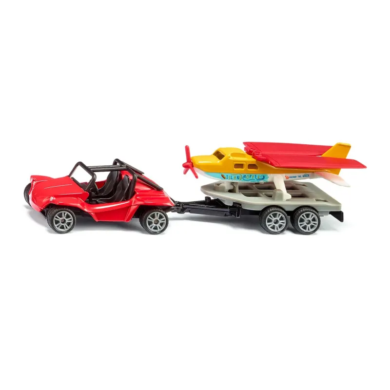SIKU BUGGY MET SPORT VLIEGTUIG (1696) - 18 4 - 2011174