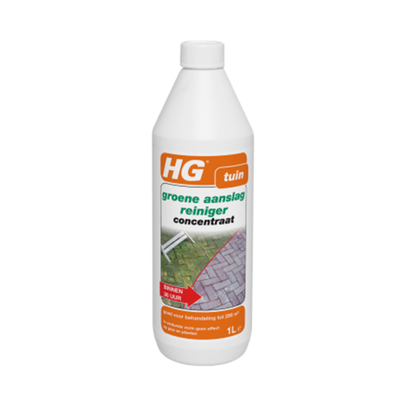 HG GROENE AANSLAGREINIGER CONCENTRAAT 1L - 181100100 - 181100100