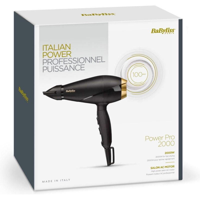 BABYLISS POWER PRO 2000 FOHN 6704E - 211 6704 - 211-6704