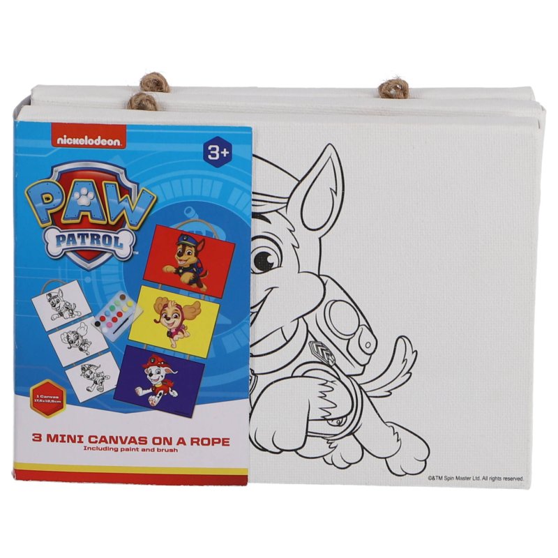 3 MINI CANVAS OP TOUW PAW PATROL - 240 3111 - 240-3111