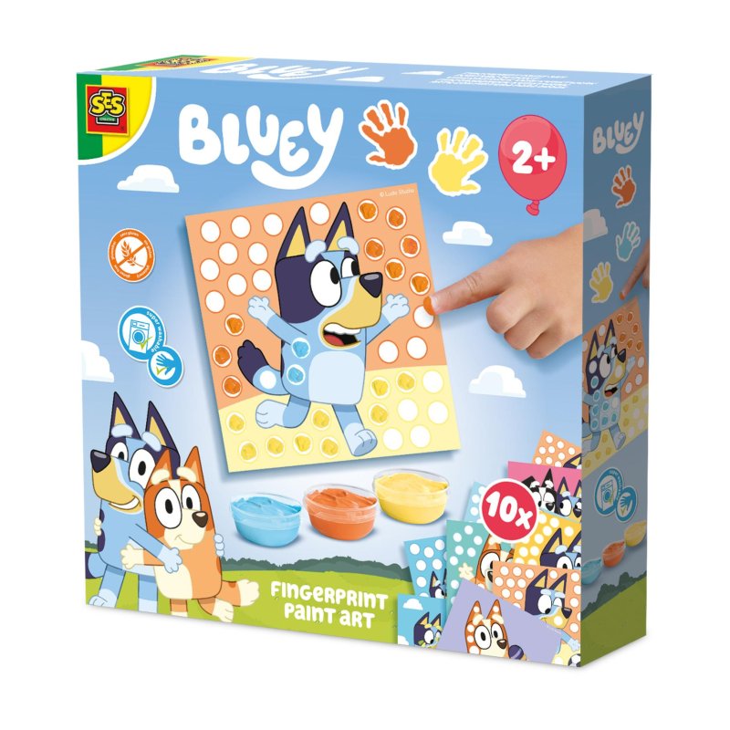SES BLUEY VINGER AFDRUK VERVEN - 240 4091 - 240-4091