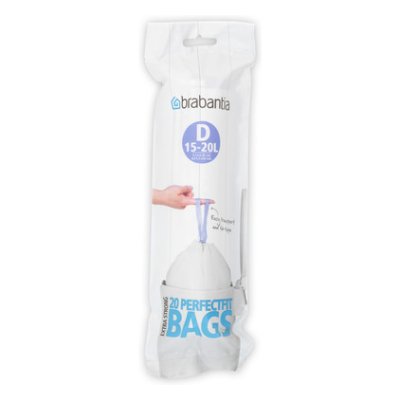 BRABANTIA AFVALZAK D 15 LITER 20 STUKS - 246760 1 - 246760