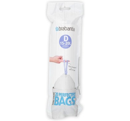 BRABANTIA AFVALZAK D 15 LITER 20 STUKS - 246760 1 - 246760