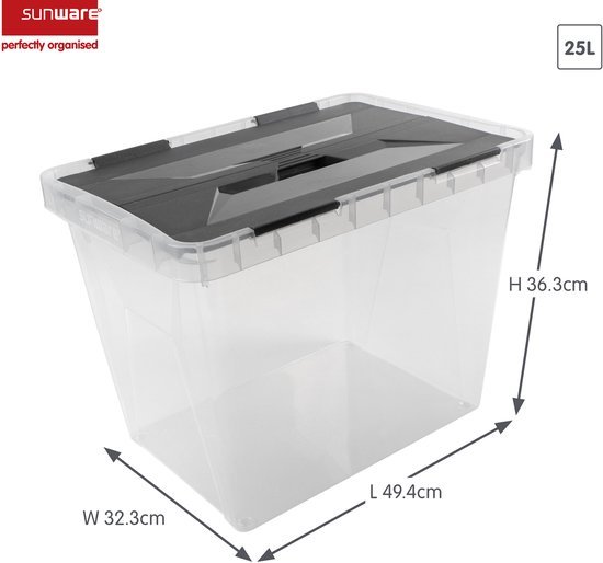SUNWARE OPBERGBOX ONYX 25 LITER - 25 ltr - *0010250009