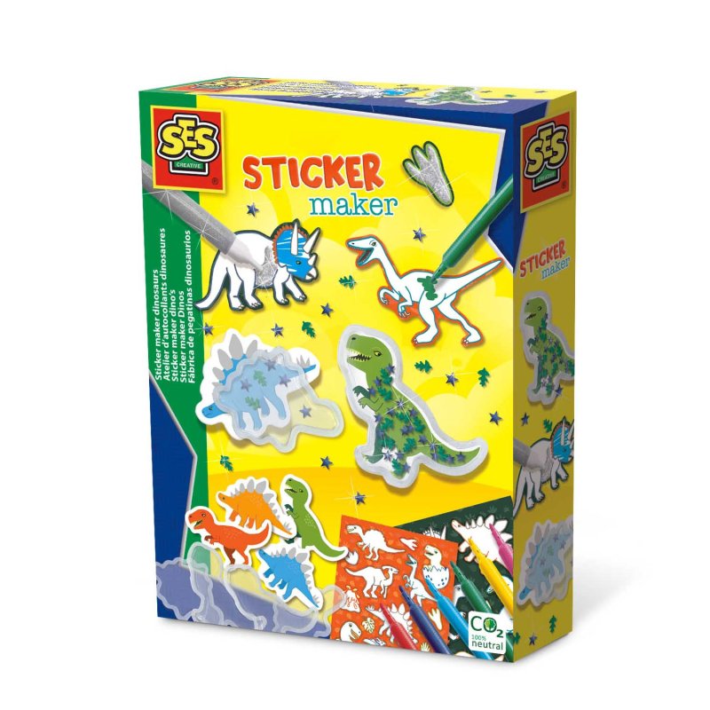 SES STICKER MAKER DINO'S - 250 2827 - 250-2827