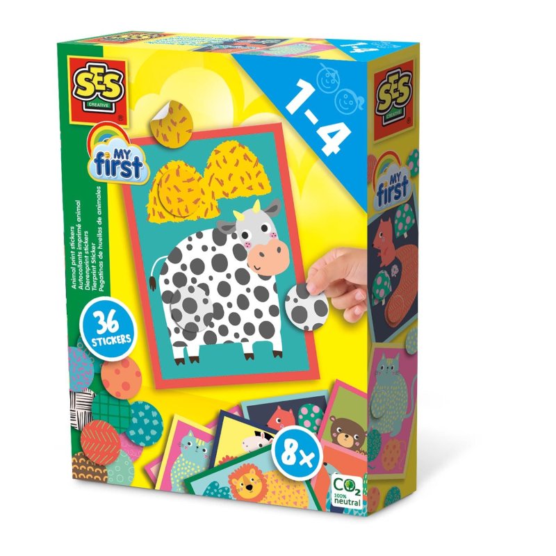 SES MY FIRST - DIERENPRINT STICKERS - 250 4852 - 250-4852