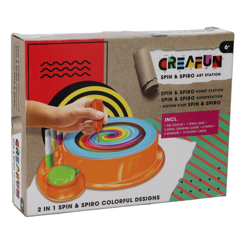 CREAFUN SPIN'N SPIRO 2 IN 1 VERF/KLEUR S - 253 2011 - 253-2011