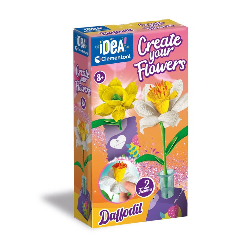 CLEMENTONI GEURENDE BLOEMEN MAKEN NARCIS - 254 8876 - 254-8876