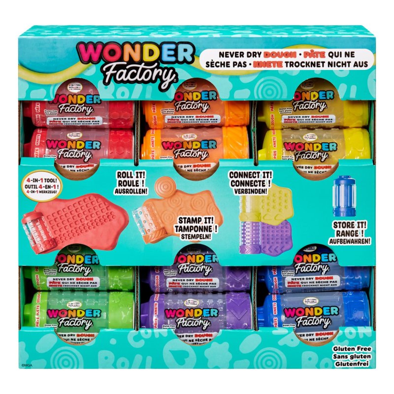 WONDER FACTORY SINGLES DOUGH ASSORTIMENT - 255 4970 - 255-4970