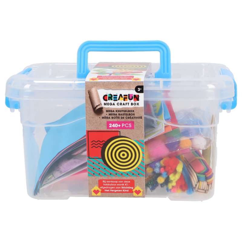CREAFUN MEGA KNUTSELBOX COMPLEET 240 DEL - 258 2025 - 258-2025