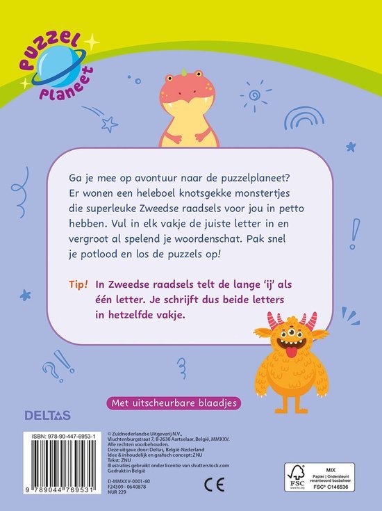 PUZZELPLANEET ZWEEDSE RAADSELS 7-9 JAAR - 26 - *0010254252