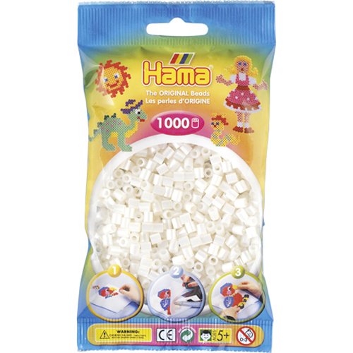STRIJKKRALEN HAMA 1000 STUKS PARELWIT - 267 0064 - 267-0064