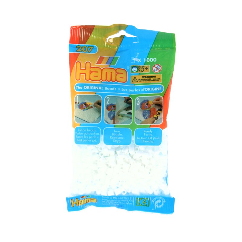 STRIJKKRALEN HAMA 1000 STUKS WIT - 267 1001 - 267-1001