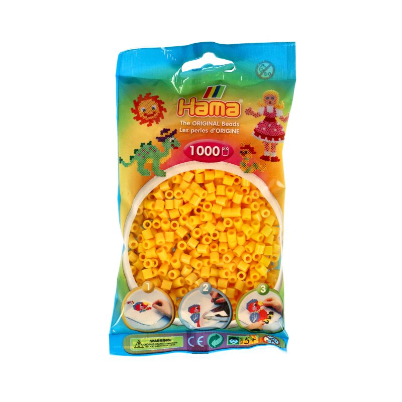 STRIJKKRALEN HAMA 1000 STUKS GEEL - 267 1003 - 267-1003