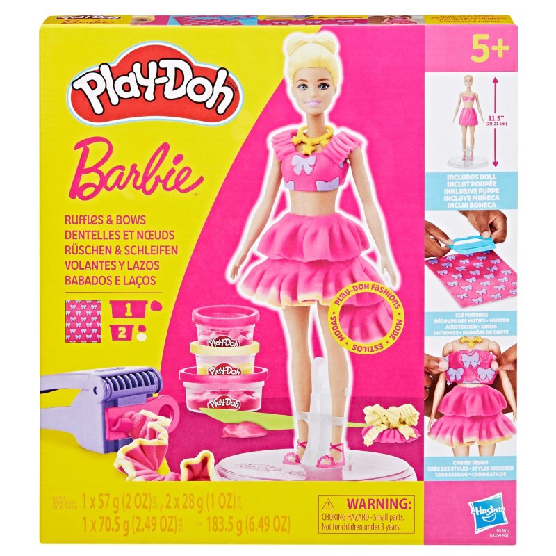 PLAY-DOH BARBIE RUFFLES AND BOWS - 275 5663 - 275-5663