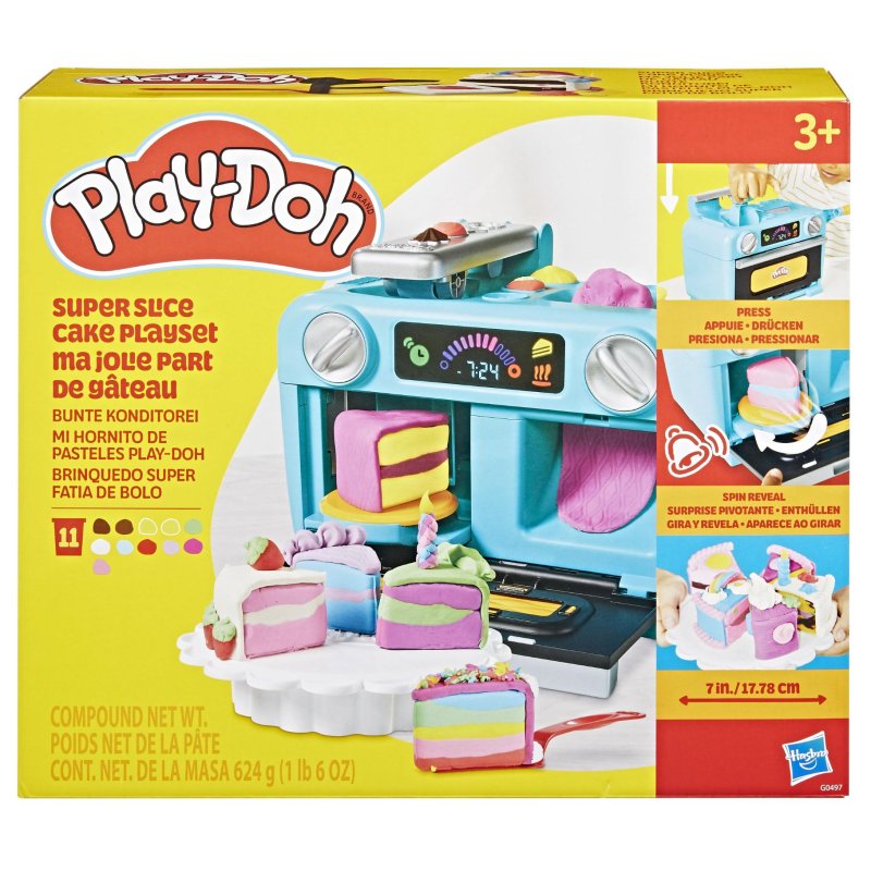 PLAY-DOH SUPER SLICE CAKE PLAYSET - 275 8528 - 275-8528