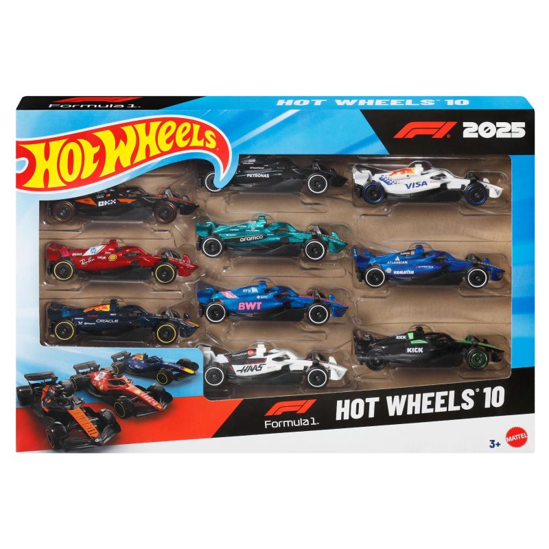 HOT WHEELS F1 10-PACK - 303 0831 - 303-0831