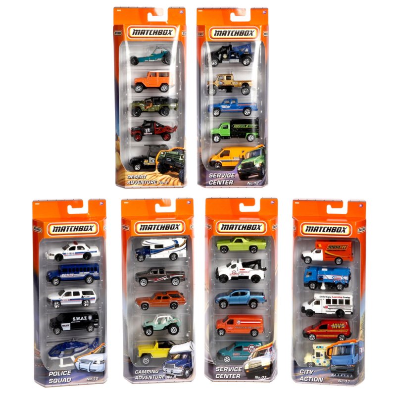 MATCHBOX BATTLE MISSION 5 PACK ASSORTI - 303 2950 - 303-2950