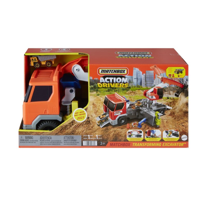 MATCHBOX BOUWVRACHTWAGEN MET BOORSTATION - 303 7571 - 303-7571