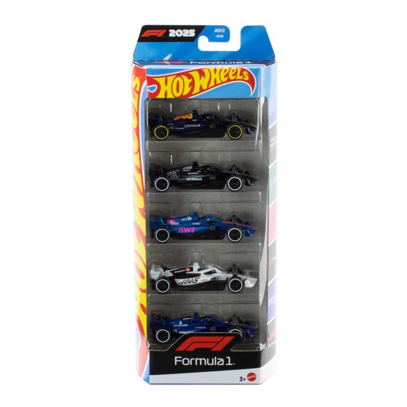 HOT WHEELS DIECAST F1 5-PACK - 303 7870 - 303-7870