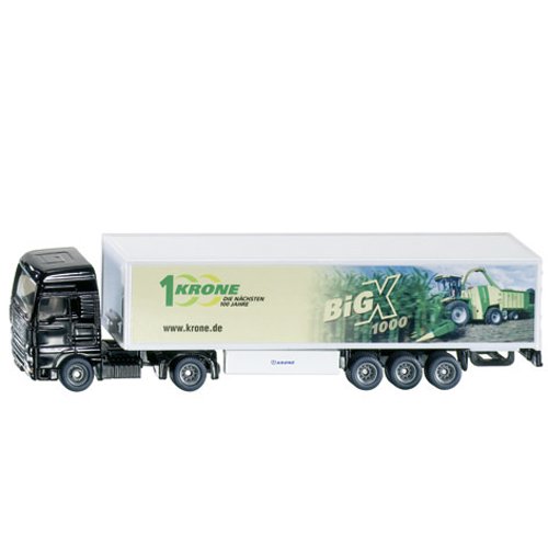 SIKU 1627 VRACHTWAGEN MET TRAILER ZOO - 319 1627 - 319-1627