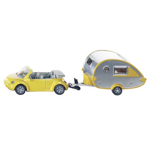 SIKU VOLKSWAGEN BEETLE MET CARAVAN 1629 - 319 1629 - 319-1629