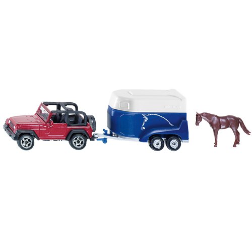SIKU JEEP MET PAARDENTRAILER - 319 1651 - 319-1651